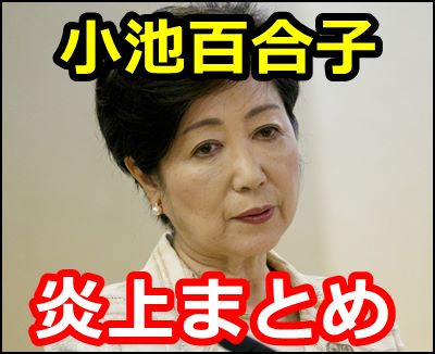 小池百合子 東京オリンピックに関する発言での炎上まとめてみた