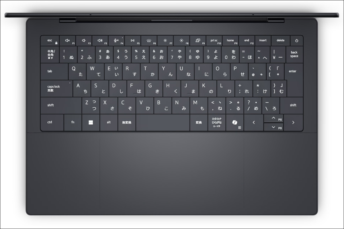 Dell XPS14 (2026)キーボード