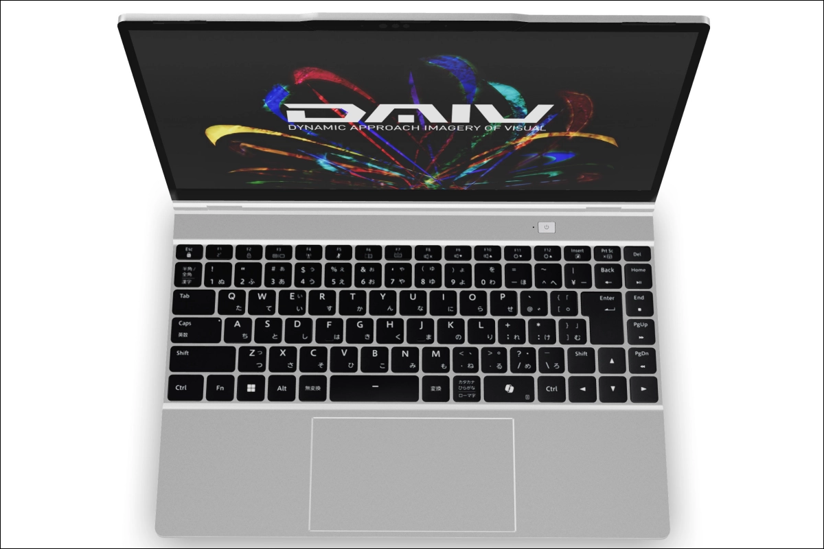 DAIV Z4 A9A01SR-B(2025)キーボード
